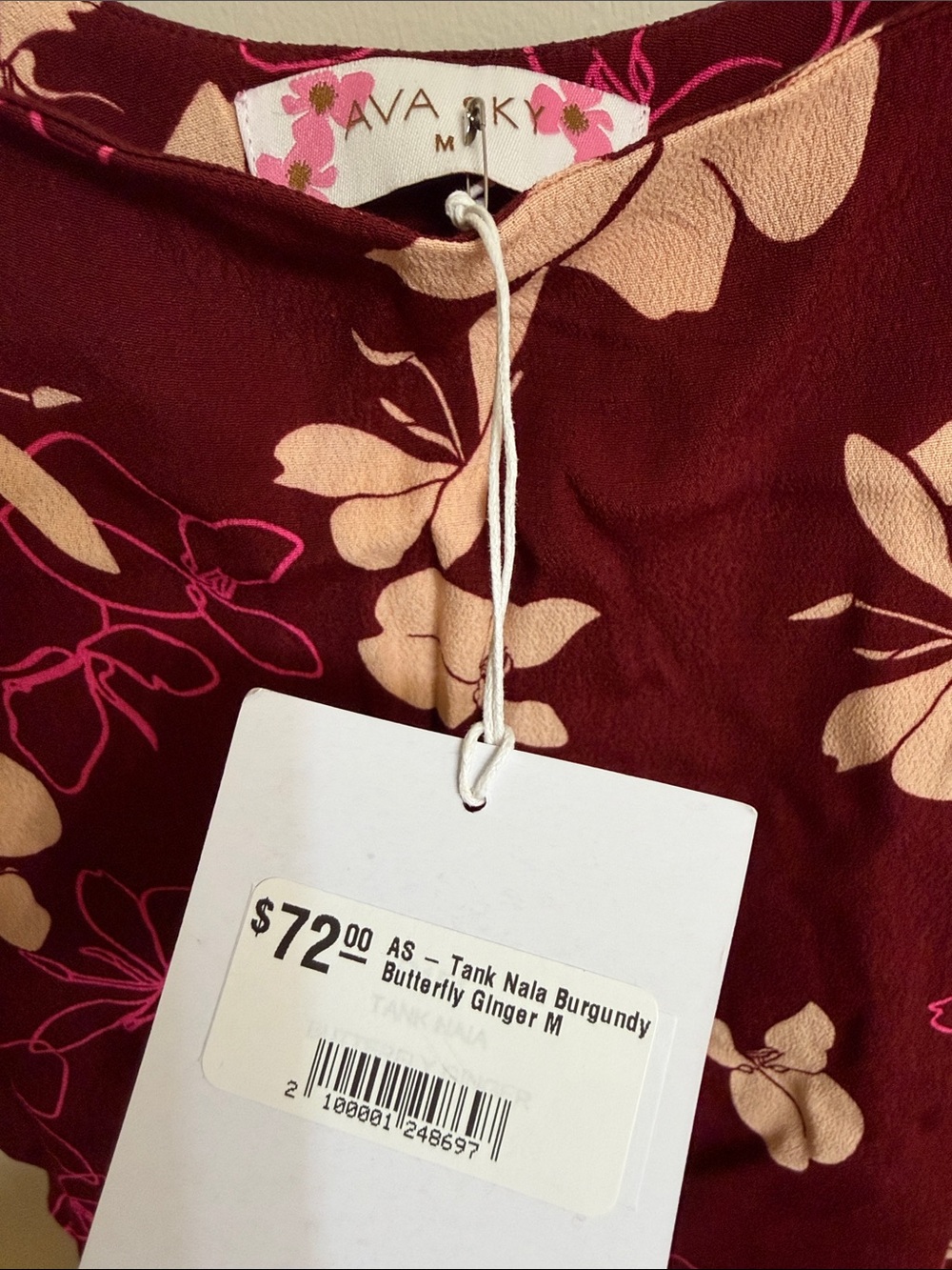 BNWT Ava Sky Tank Naia - Picture 4 of 4